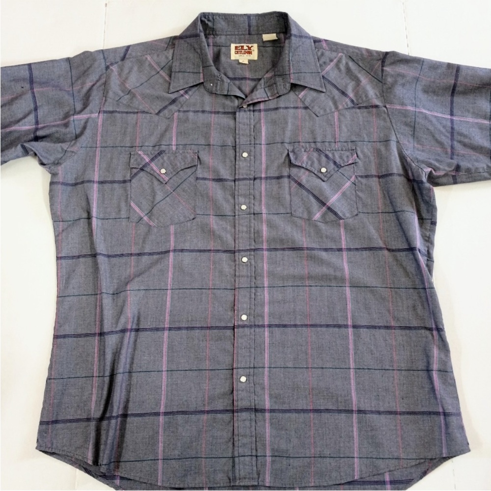 ELY Cattleman Mens Western Shirt